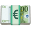 euro bank note emoji